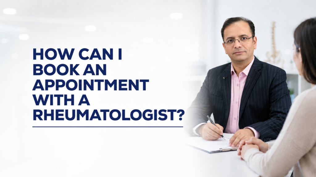How can I book an appointment with a Rheumatologist?